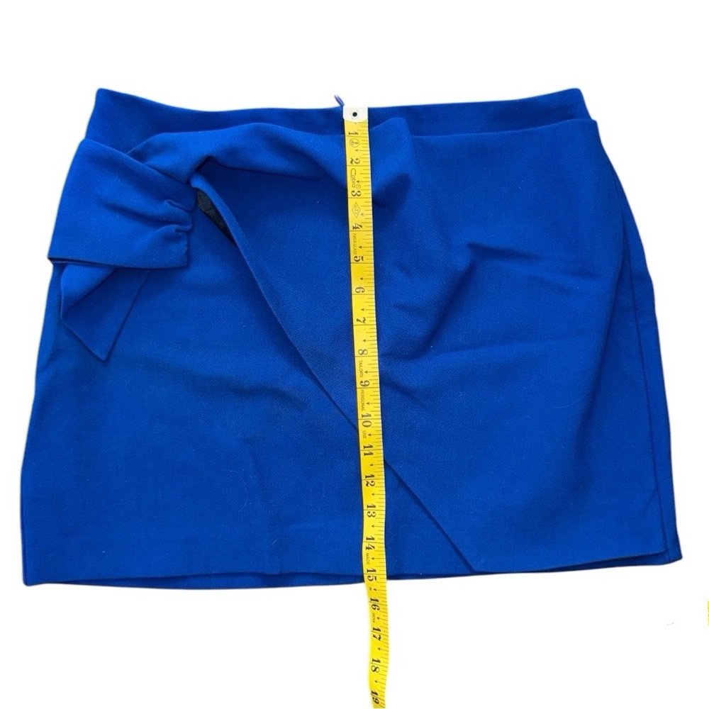 Stylish Blue Wrap Skirt - Picture 8 of 8